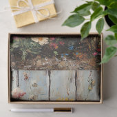 Papier Mousseline L'arrosage rustique peut Fleur sauvage peindre Déc (Cadeau)