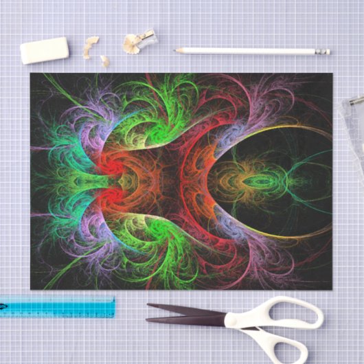 Papier Mousseline L'art Abstrait du Carnaval (Artisanat)