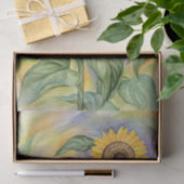 Papier Mousseline L'art de l'aquarelle florale de la page jaune du t (Cadeau)