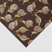 Papier Mousseline L'art des escargots naturels (Détail)