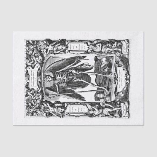 Papier Mousseline L'art du découpage d'Halloween (Recto)