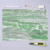Papier Mousseline L'art du marbre vert (Artisanat)