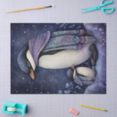 Papier Mousseline L'art mystique des pingouins Boho (Artisanat)