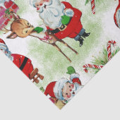Papier Mousseline L'Atelier Vintage du Père Noël (Détail)