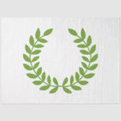 Papier Mousseline Laurel Wreath (Symbole grec ancien) (Recto)