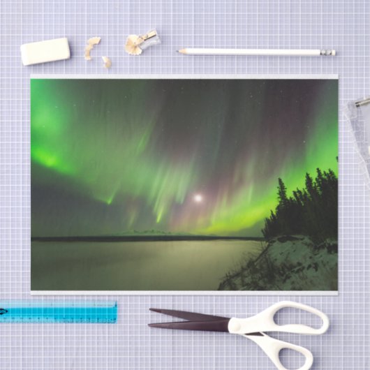 Papier Mousseline L'aurore majestueuse (Artisanat)