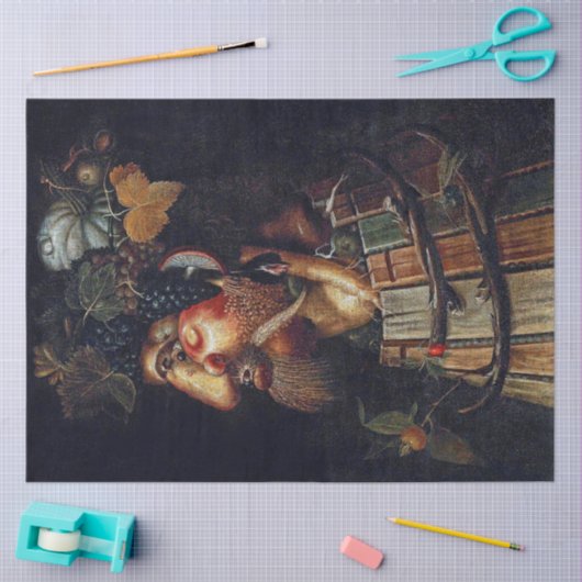 Papier Mousseline L'automne, Arcimboldo (Artisanat)