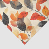 Papier Mousseline L'automne laisse l'élégance Motif sans faille (Détail)