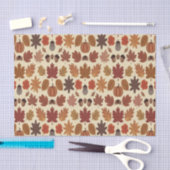 Papier Mousseline L'automne vibre laisse Motif avec les couleurs d'a (Artisanat)