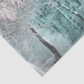 Papier Mousseline l'autre pays des merveilles 3 d'hiver (Détail)