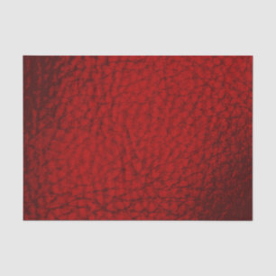 Papier Mousseline Lava Rouge Faux Cuir