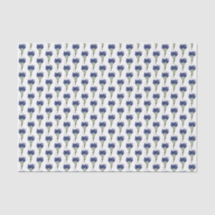 Papier Mousseline Lavande Bouquet Fleur violet Impression florale