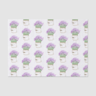 Papier Mousseline Lavande dans un seau