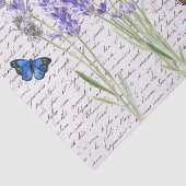 Papier Mousseline Lavande de découpage papillon aquarelle (Détail)