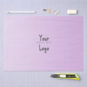 Papier Mousseline Lavande élégante de gradient avec le logo fait sur (Artisanat)