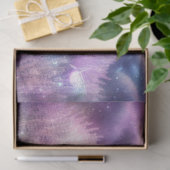 Papier Mousseline Lavande Imaginaire fille et cheval découpage (Cadeau)