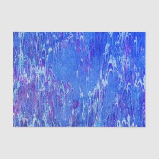 Papier Mousseline Lave bleue (Recto)