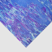 Papier Mousseline Lave bleue (Détail)