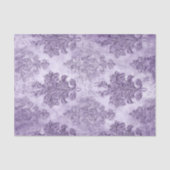 Papier Mousseline Lavender Baroque Scroll  (Recto)
