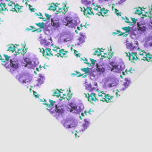 Papier Mousseline Lavender Flowers Design Motif transparent (Détail)