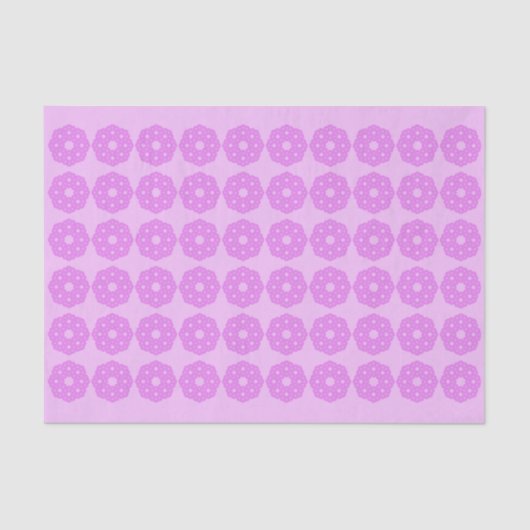Papier Mousseline Lavender Mandala (Recto)