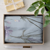 Papier Mousseline Lavender White Daisy Boho Fleur sauvage Decoupage (Cadeau)