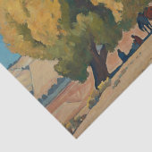 Papier Mousseline "Lazy Autumn" de l'art occidental par Maynard Dixo (Détail)