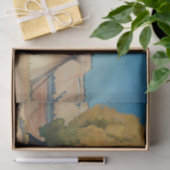 Papier Mousseline "Lazy Autumn" de l'art occidental par Maynard Dixo (Cadeau)