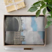 Papier Mousseline ldp London - WESTMINSTER End Bridge - panorama - (Cadeau)
