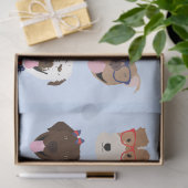 Papier Mousseline Le 4 Juillet Dog Visages (Cadeau)