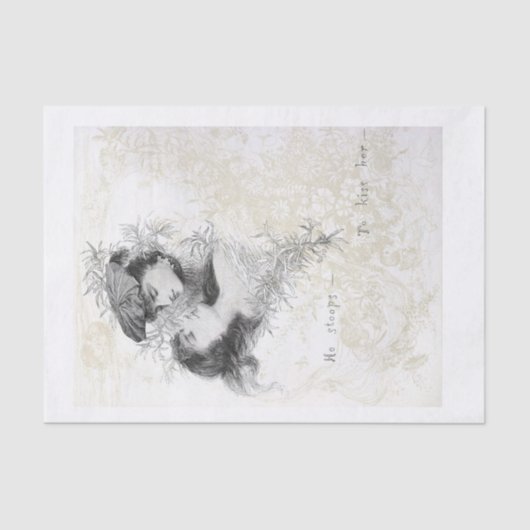 Papier Mousseline Le Baiser (Recto)