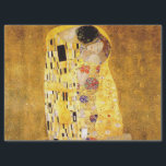 Papier Mousseline Le baiser de Gustav Klimt<br><div class="desc">Gustav Klimt - Artiste Art Nouveau</div>