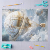 Papier Mousseline Le ballon à air chaud de découpage ressemble à Sat (Artisanat)