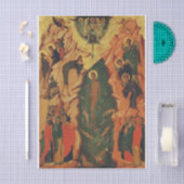 Papier Mousseline Le baptême de Jésus-Christ icône byzantine (Artisanat)