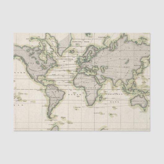 Papier Mousseline Le baromètre moyen (Recto)