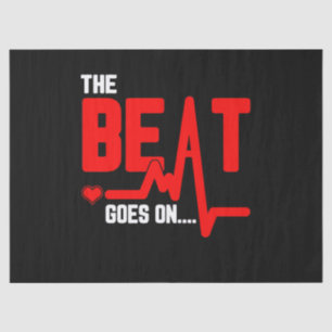 Papier Mousseline Le Beat Commence Sur La Chirurgie Cardiaque Surviv