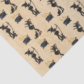 Papier Mousseline Le bébé sorcière d'Halloween brasse une douche (Détail)