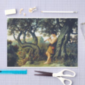 Papier Mousseline Le berger Jouer à la flûte (Artisanat)