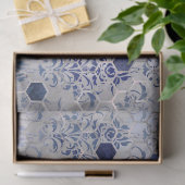 Papier Mousseline Le Blue Bee Series Design 13 Tissus Papier (Cadeau)
