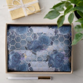 Papier Mousseline Le Blue Bee Series Design 17 Tissus Papier (Cadeau)