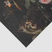 Papier Mousseline Le bouquet renversé par Abraham Mignon (Détail)