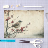 Papier Mousseline Le Bruant solitaire (Artisanat)