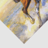 Papier Mousseline "Le Bucker" Western Art de Charles M Russell (Détail)