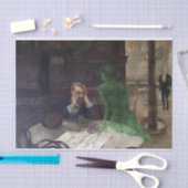 Papier Mousseline Le buveur Absinthe (Artisanat)