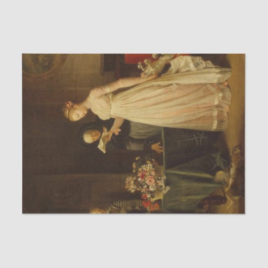 Papier Mousseline Le cadeau de Marguerite Gerard (Recto)