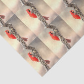 Papier Mousseline Le cardinal au chocolat (Détail)