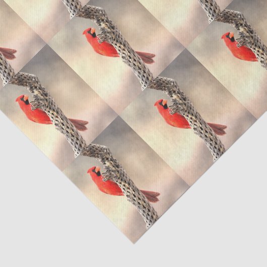 Papier Mousseline Le cardinal au chocolat (Détail)