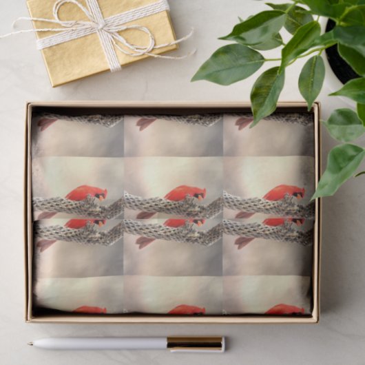 Papier Mousseline Le cardinal au chocolat (Cadeau)