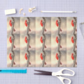 Papier Mousseline Le cardinal au chocolat (Artisanat)