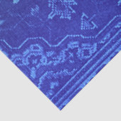 Papier Mousseline Le carpet perse en bleu (Détail)